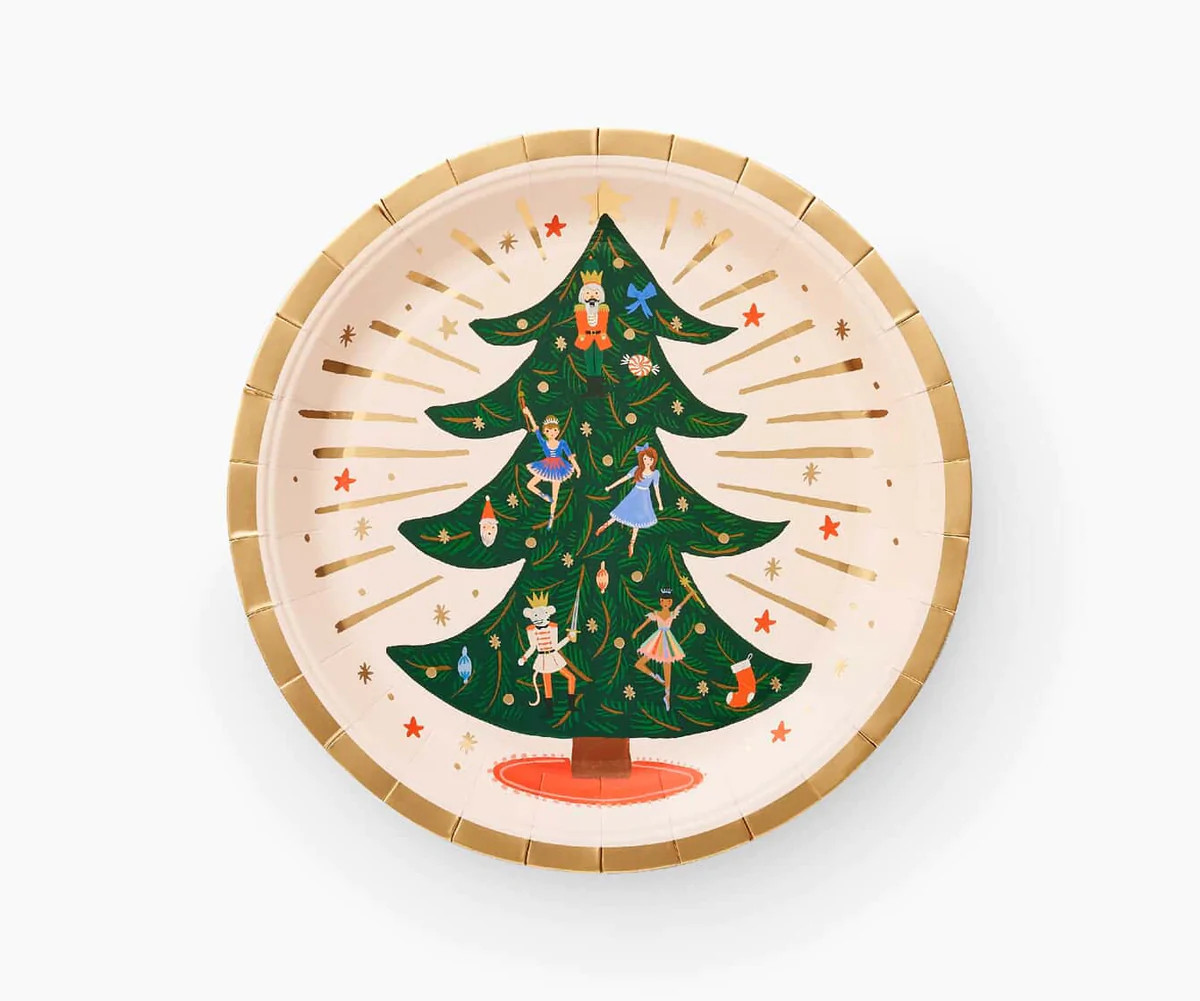 Nutcracker Large Plates | Pink Antlers
