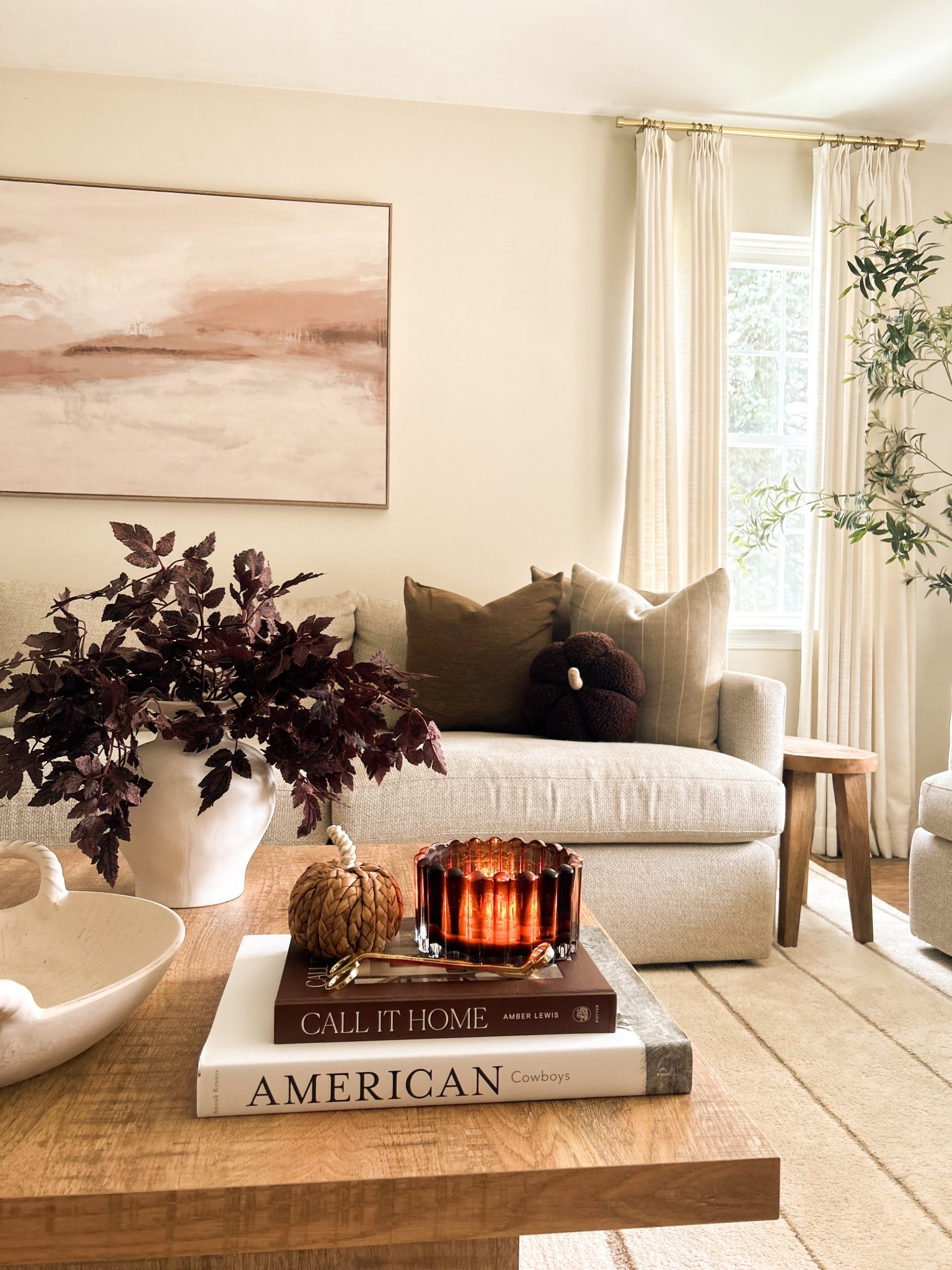 Fall living room views. 🍂🤎

@Crate & Barrel 

Couch, fall stems, candles, throw pillows, Two Pages curtains, coffee table, living room inspo #LTKStyleTip

#LTKSeasonal #LTKHome
