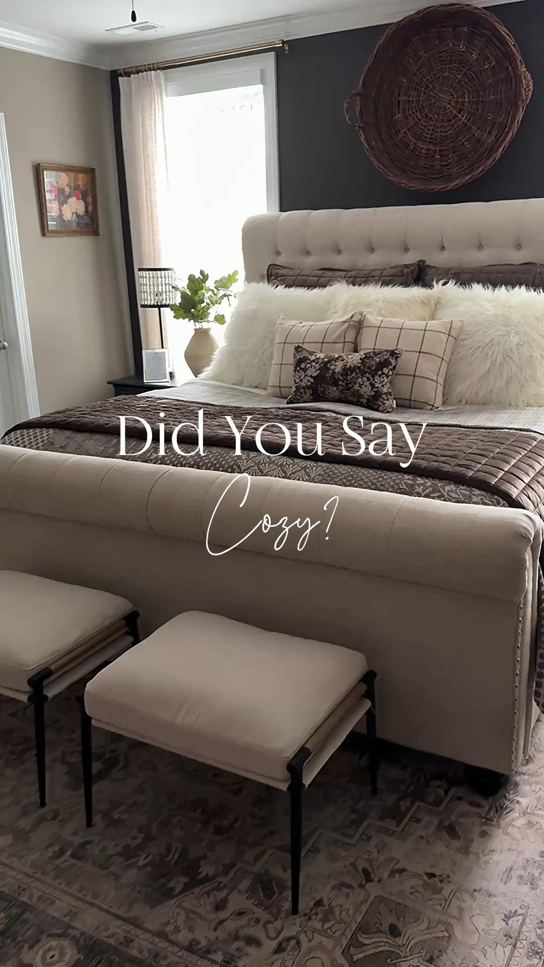 BEDELITE Velvet Quilt Set

This mocha brown quilt is so soft and cozy. It comes with pillow shams too. Loving the warm moody vibe it gives my bedroom🤎 I have a 10% off discount code: QUILT001

Velvet quilt and shams, faux fur euro pillows, throw pillow covers, pillow inserts, floral lumbar pillow, duvet cover, duvet insert, Kantha quilt, area rug, vintage paprika drying basket, ottomans, nightstands, upholstered sleigh bed, woven tray, curtain rod, curtain ring, curtains, vase


#LTKstorytime #LTKSeasonal #LTKHome