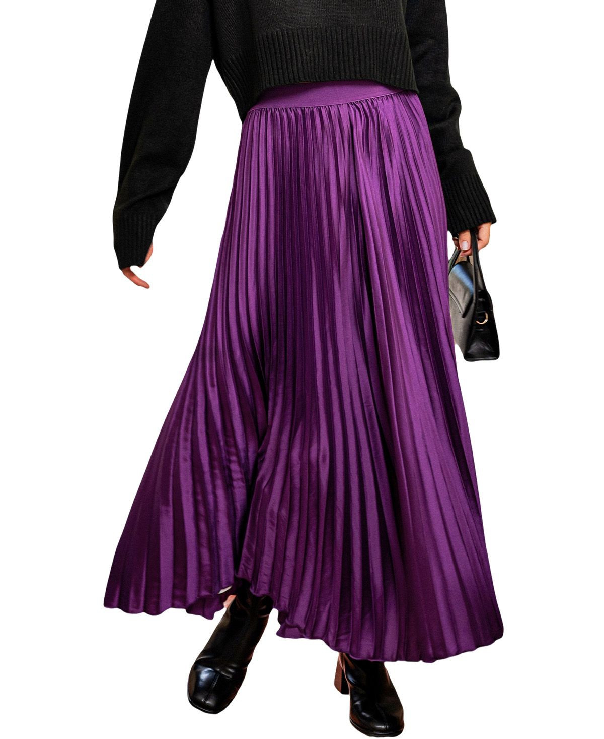 Cupshe Women's In My Lane Purple Maxi Skirt - Purple | Macy's