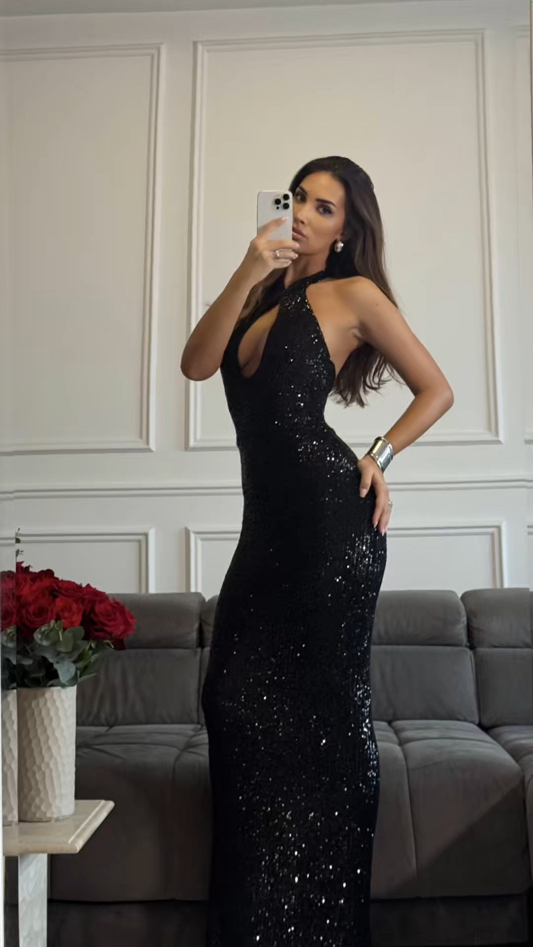 Nookie dresses sparkly gown black maxi dress elegant, bodycon dress 
