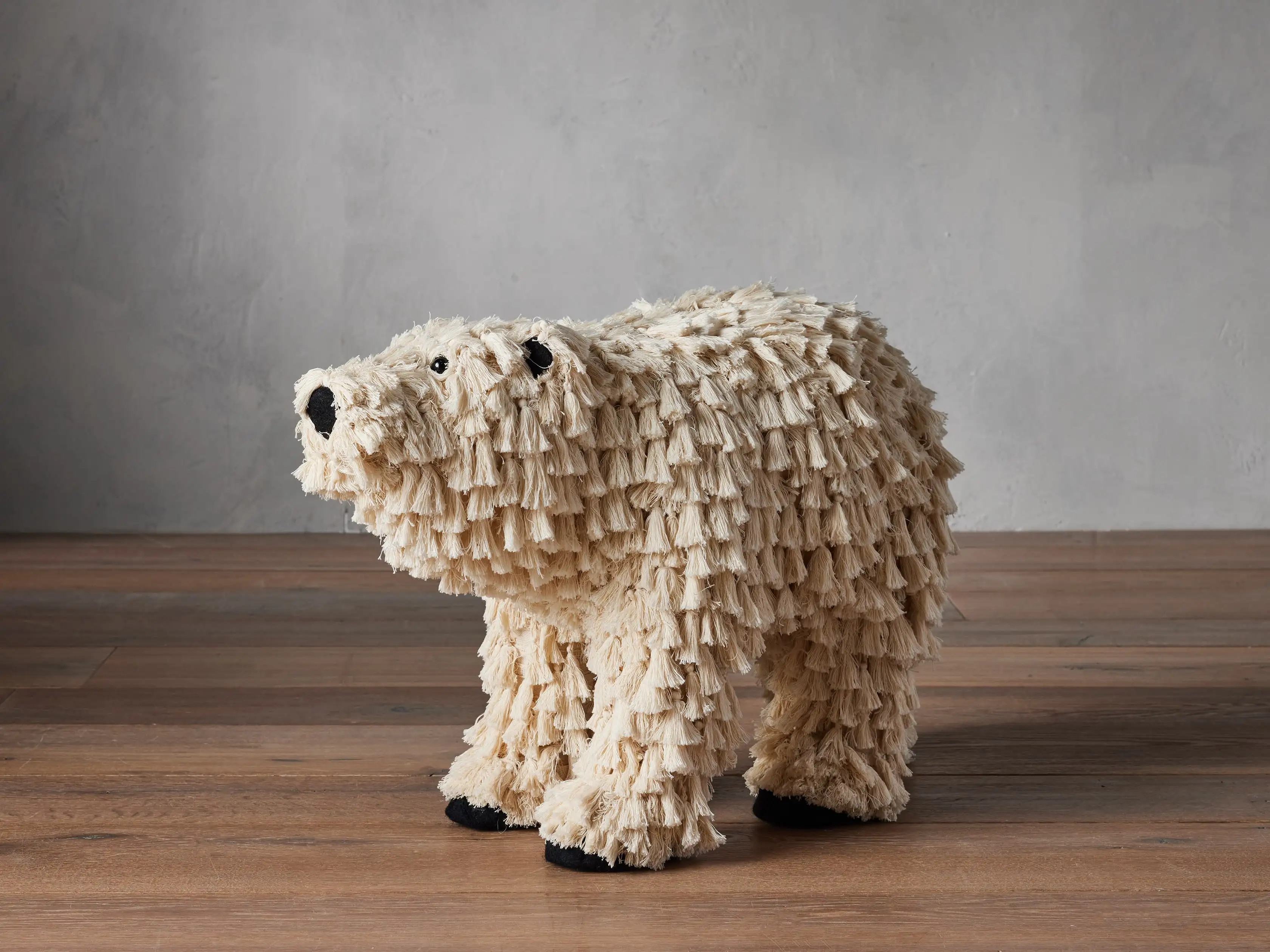 Tassel Polar Bear | Arhaus
