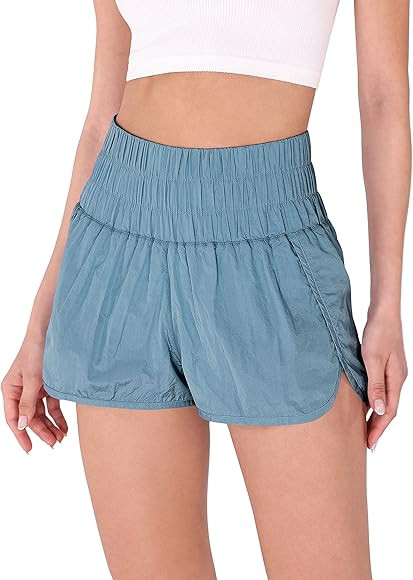 ODODOS Goto Athletic Shorts for Women Elastic High Waisted Quick Dry Sports Casual Workout Runnin... | Amazon (US)