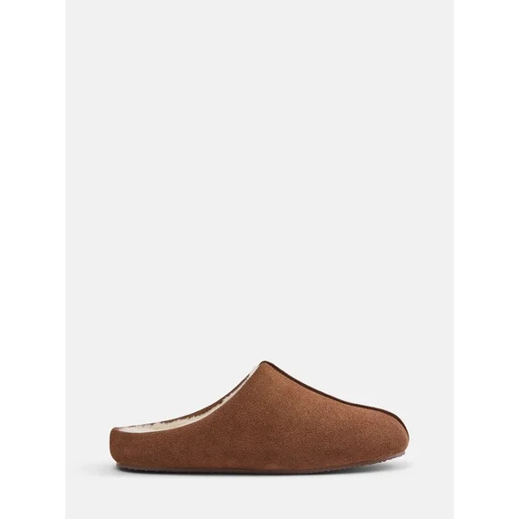 Joyspun Women's Suede Mule Slippers | Walmart (US)