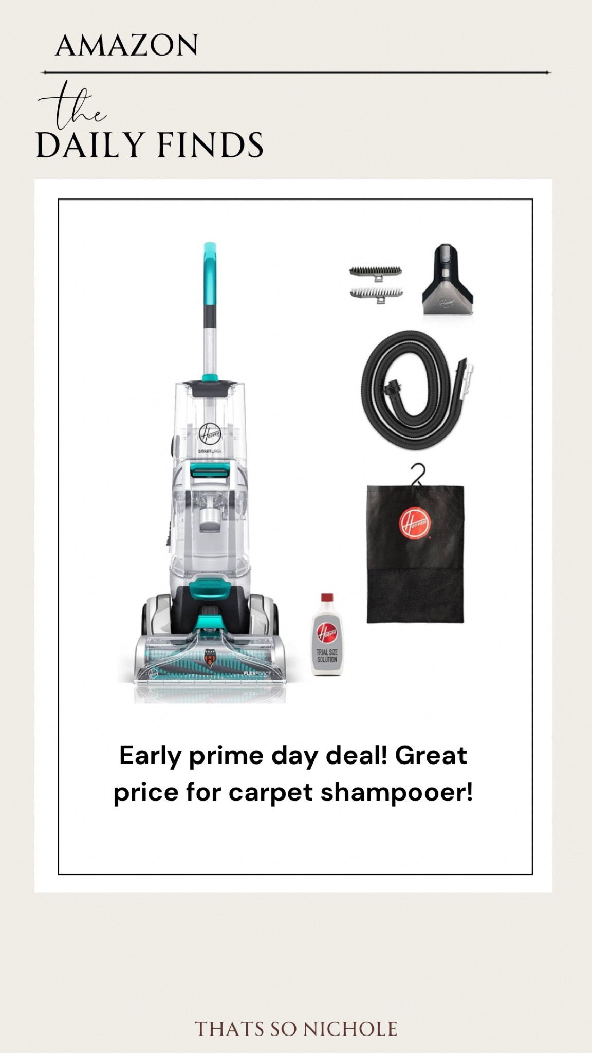 Early Prime Day deal on this carpet shampooer!

#LTKSaleAlert #LTKHome #LTKxPrimeDay