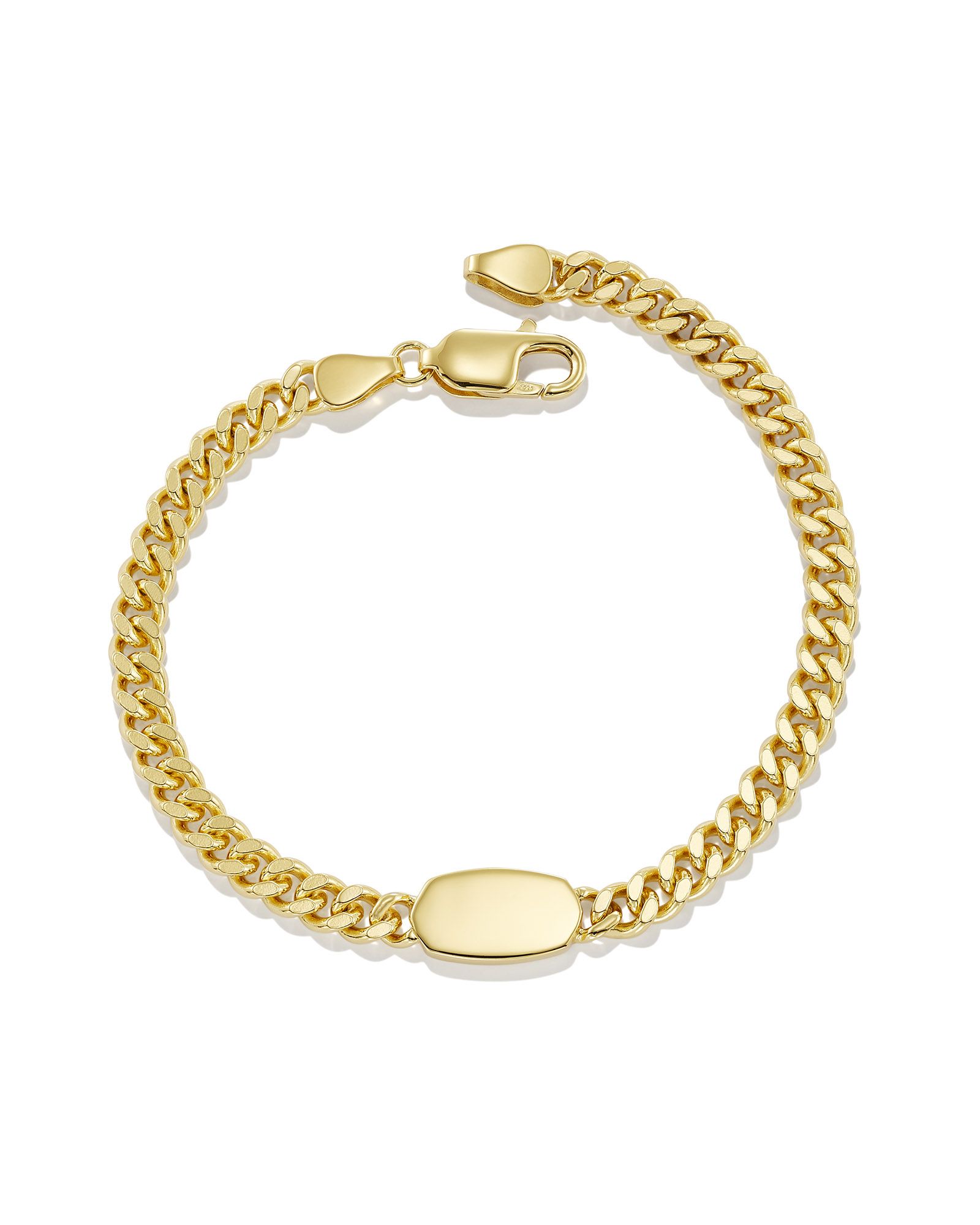Elaina Curb Chain Bracelet in 18k Gold Vermeil | Kendra Scott | Kendra Scott