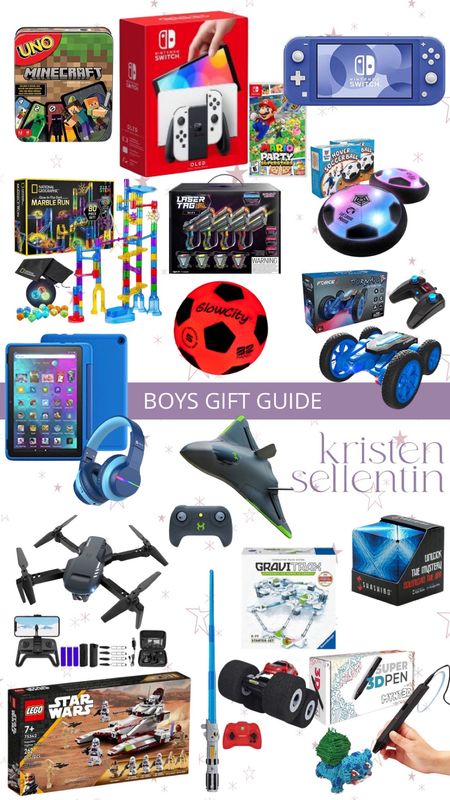 Gift Guide : Boys

#giftguide #boys #toys #boysgifts #rideontoys #kindlefire #nintendo #christmas #christmasgifts #family #boy #amazon #target 

#LTKGiftGuide #LTKkids #LTKfamily