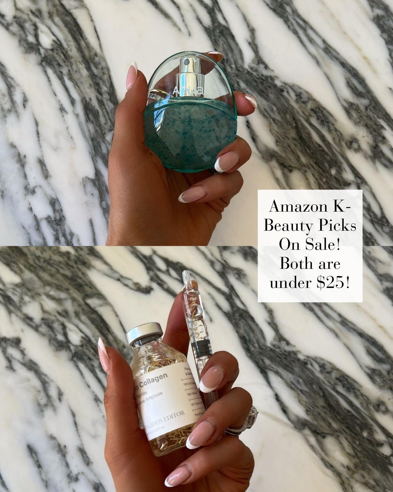 Amazon beauty deals! Kbeauty picks on sales. My go-to face mist is on sale (only $12) and the serum is $22. Love these skincare picks for summer and to achieve glass skin. 

#LTKSaleAlert #LTKBeauty #LTKgrwm