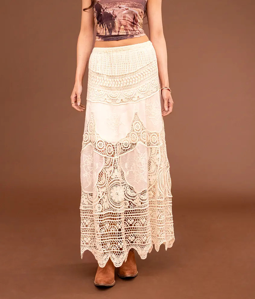 Crochet Midi Skirt | Buckle