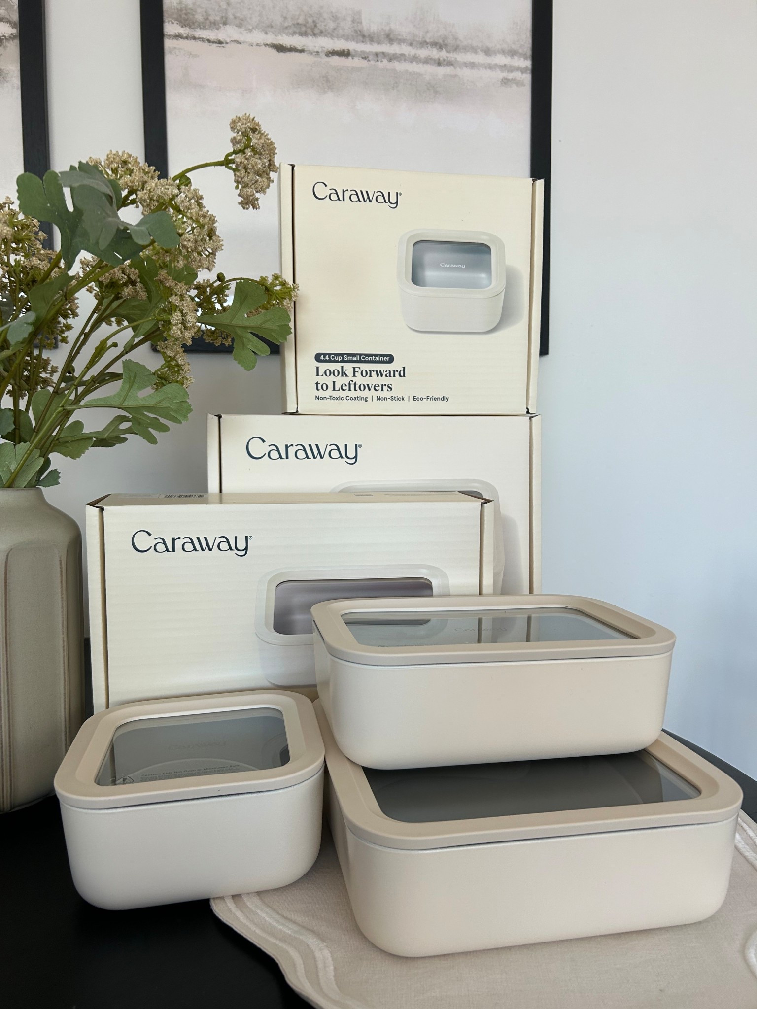 This is the cutest storage set from Caraway!! Use “gmbstyled” for 10% off your order :) 