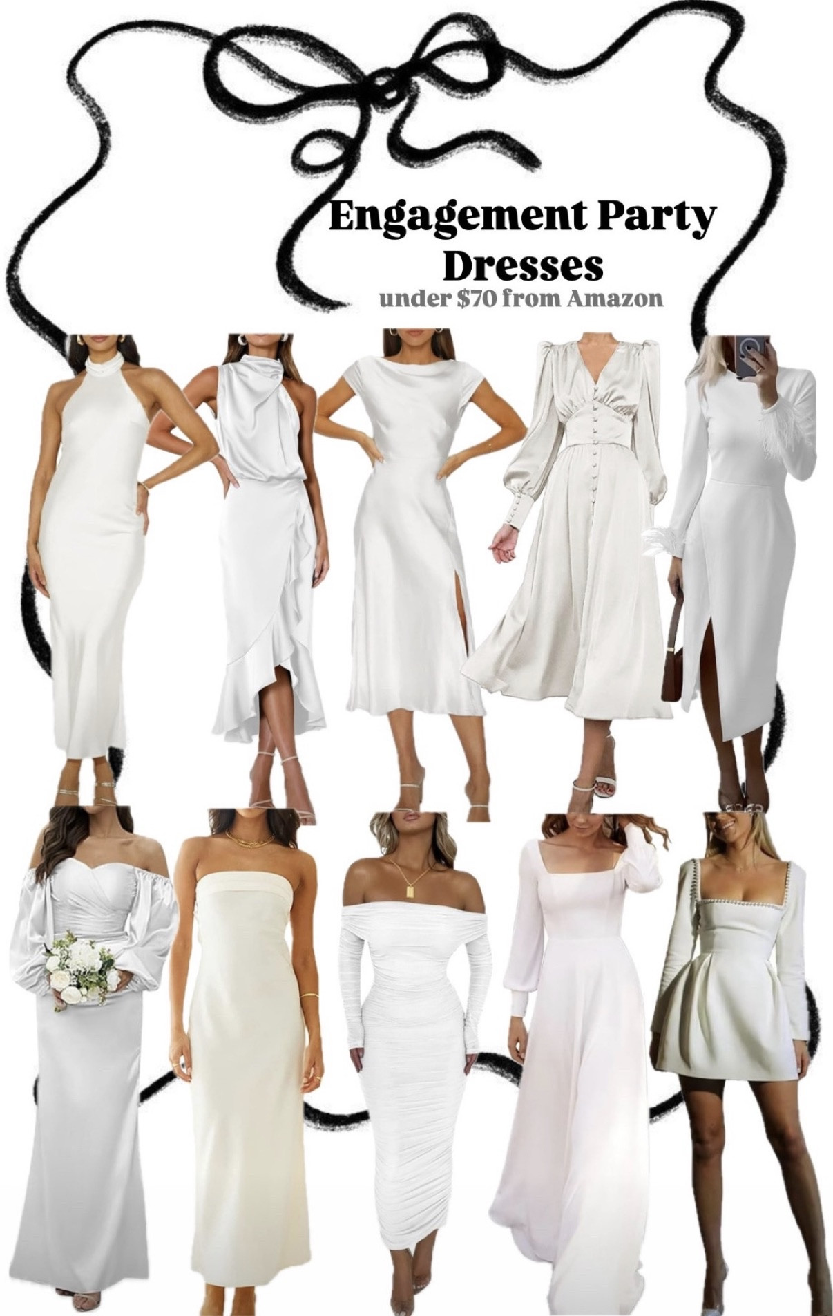 ENGAGEMENT PARTY DRESSES 💍 Engagement party, engagement dress, engagement dresses, engagement party dress, engagement party dresses, engagement photos, engagement photo shoot, bridal wardrobe, white dress, white dresses, engagement pictures, formal white dress, formal white dresses, bride, bride to be, 2026 bride, 2026 brides, engagement look, engagement looks, wedding dress, wedding dresses, bridal shower, bridesmaid luncheon, bachelorette, rehearsal dinner, reception, after party,

#LTKWedding