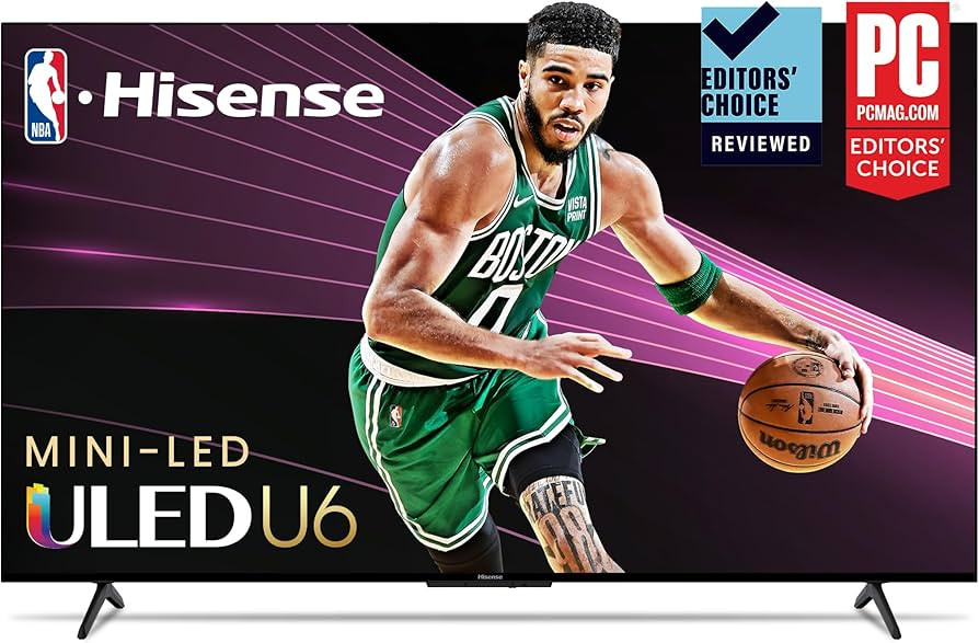 Hisense 75-Inch Class U6 Series Mini-LED QLED Google Smart TV (75U6K, 2023 Model), Compatible wit... | Amazon (US)