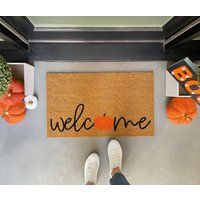 Pumpkin Doormat, Fall Doormat For Front Porch, Porch Decor, Halloween Doormats Funny, Thanksgiving D | Etsy (US)