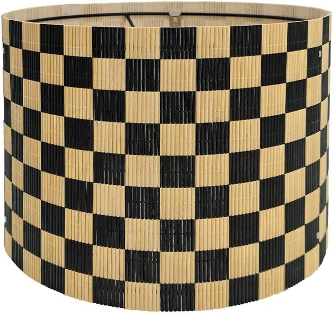 Modern bamboo lamp shade for table lamps and floor lamps Art decorative with Colorful Minimalist ... | Amazon (US)
