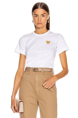 Gold Heart Emblem Tee | FWRD 