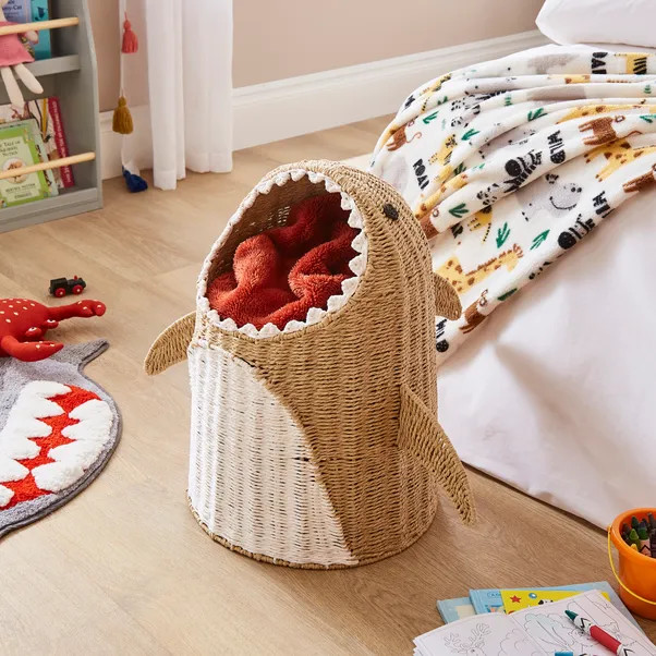 Woven Shark Basket | Dunelm