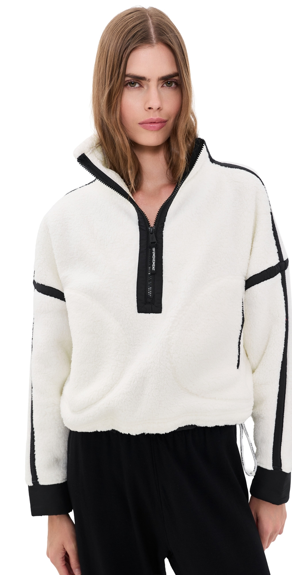 FP Movement Mountain High Half-Zip Fleece White Combo XL | Shopbop