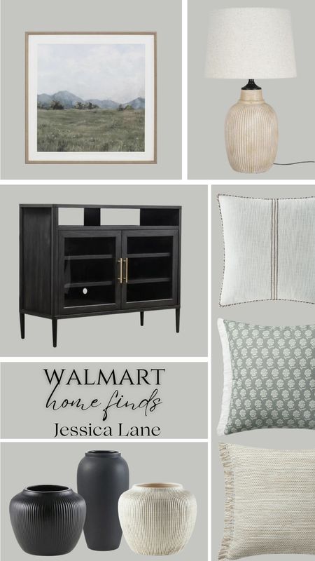 Walmart furniture and home decor finds.Walmart home, Walmart decor, accent cabinet, lamp, framed art, throw pillows, my Texas house spring decor

#LTKSeasonal #LTKhome #LTKstyletip