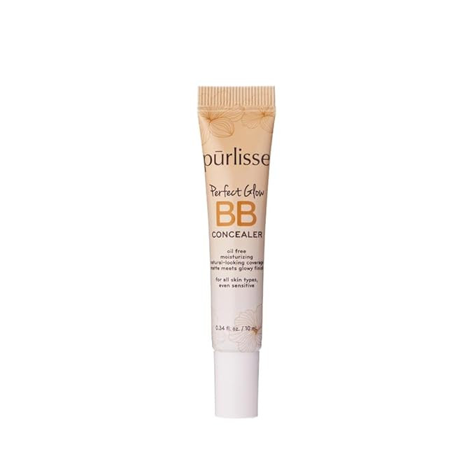 pūrlisse Perfect Glow BB Cream Concealer - Hydrating Under Eye Concealer with Jasmine and Goji &... | Amazon (US)