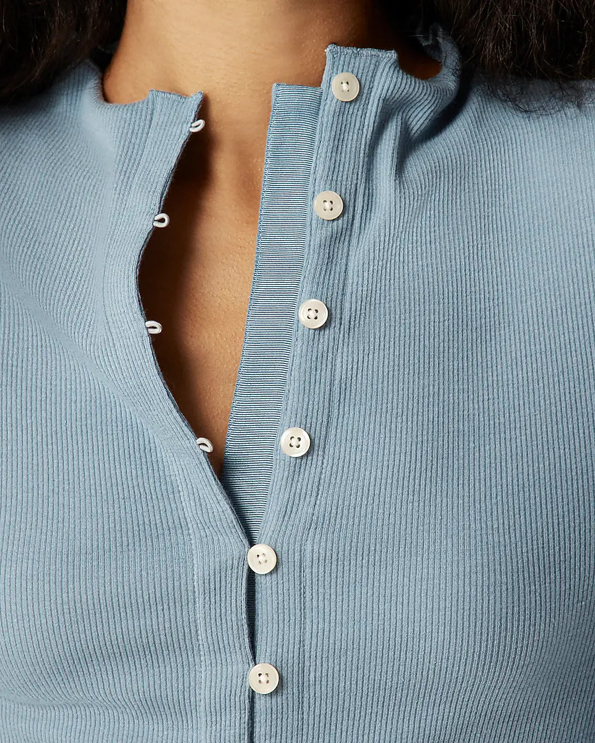 Perfect rib cardigan top | J. Crew US