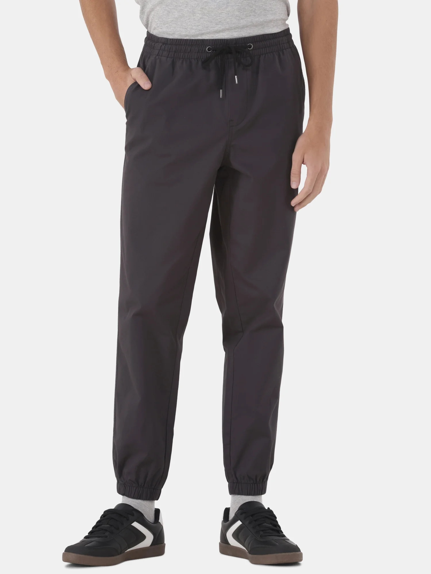 No Boundaries Twill Jogger Pants, Men’s and Big Men’s, Sizes XS-5XL | Walmart (US)