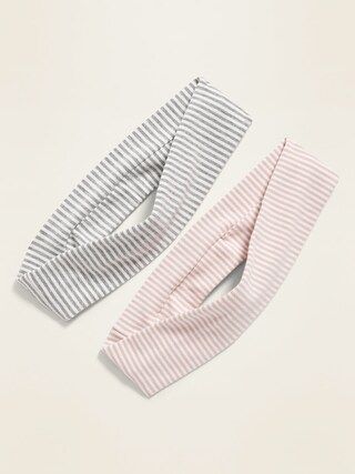 Striped Jersey Headband 2-Pack for Girls | Old Navy (US)