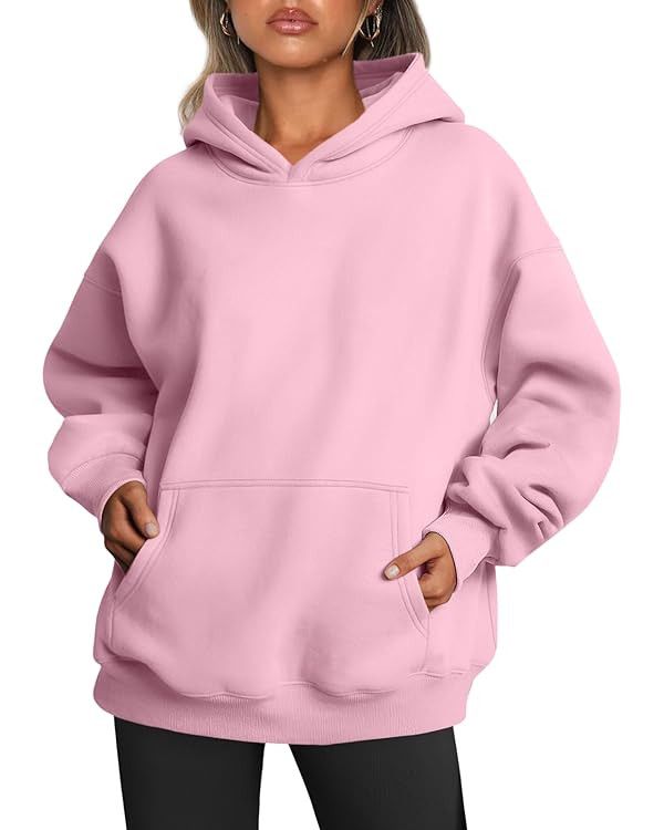 Trendy Queen Womens Oversized Hoodies Fleece Sweatshirts Long Sleeve Sweaters Pullover Fall Outfi... | Amazon (US)
