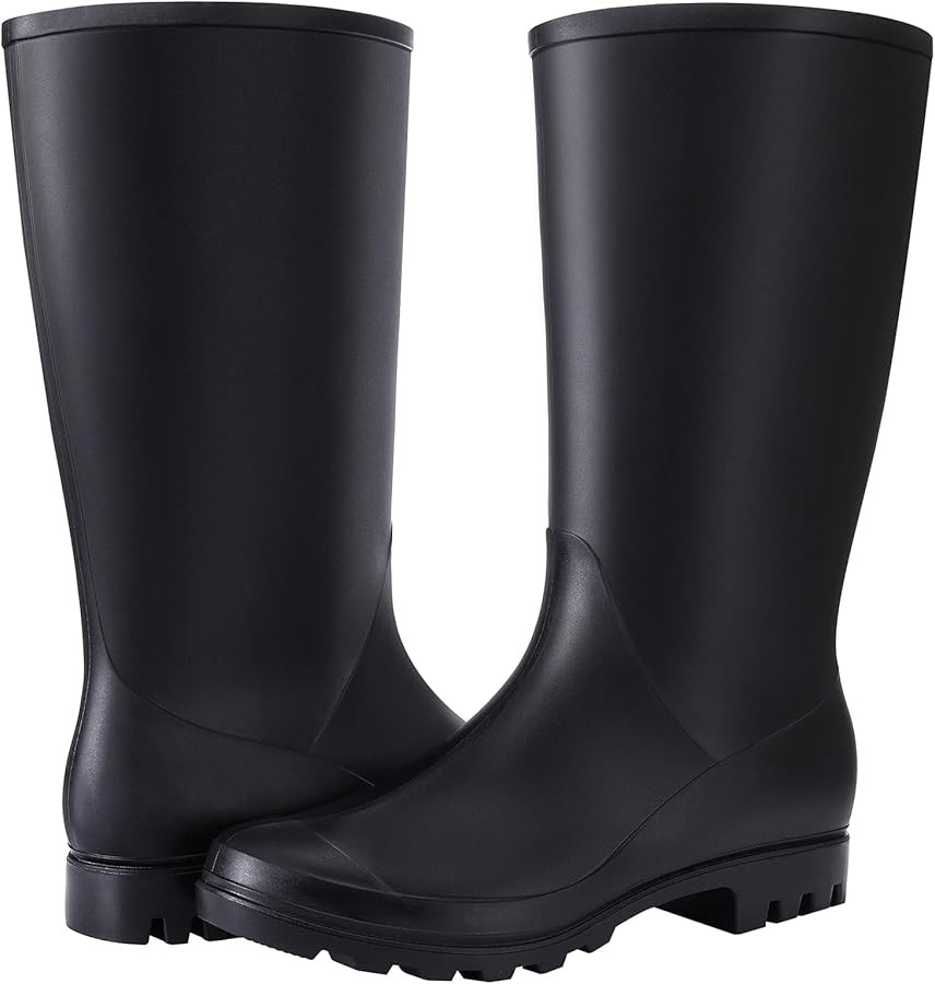 Asgard Women’s Tall Rain Boots Waterproof Knee High Rainboots Rubber Garden Boots | Amazon (US)