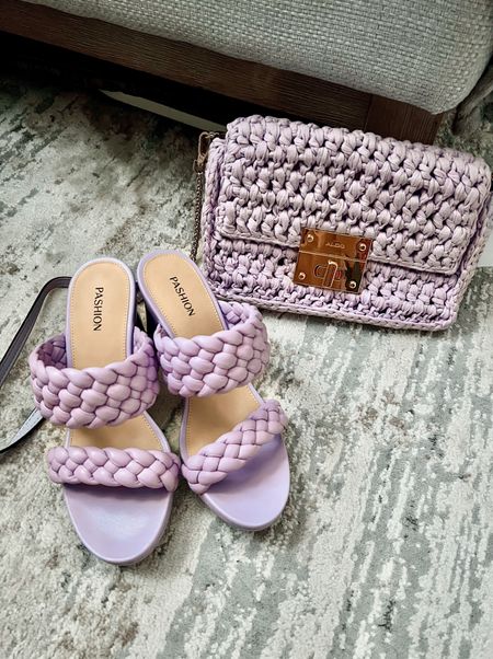 The perfect lilac heels and handbag 💜

#LTKunder100 #LTKSeasonal #LTKitbag