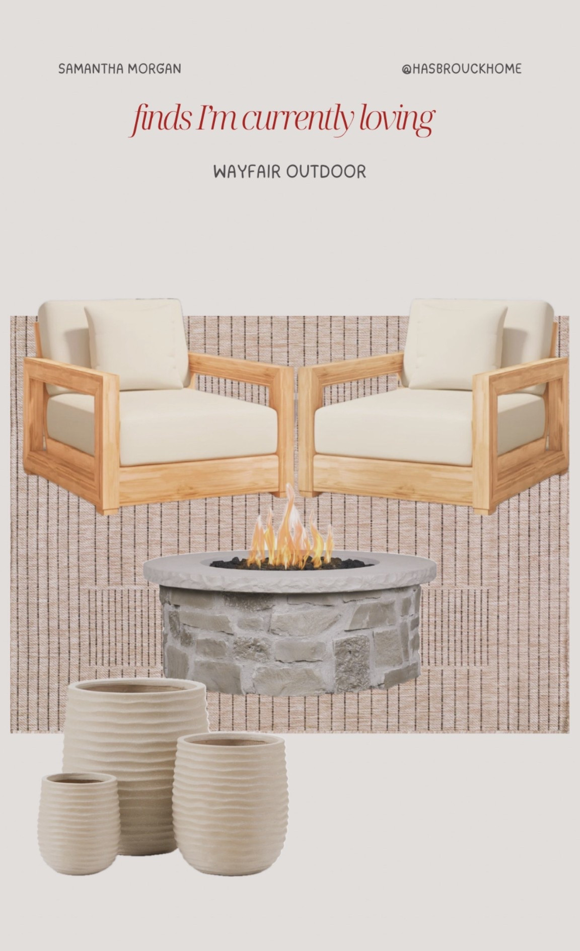 Wayfair outdoor finds I’m loving 🤎

@wayfair #wishyouwerehere #outdoor #wayfair #ad #wayfairpartner 

#LTKdayinmylife #LTKSaleAlert #LTKHome