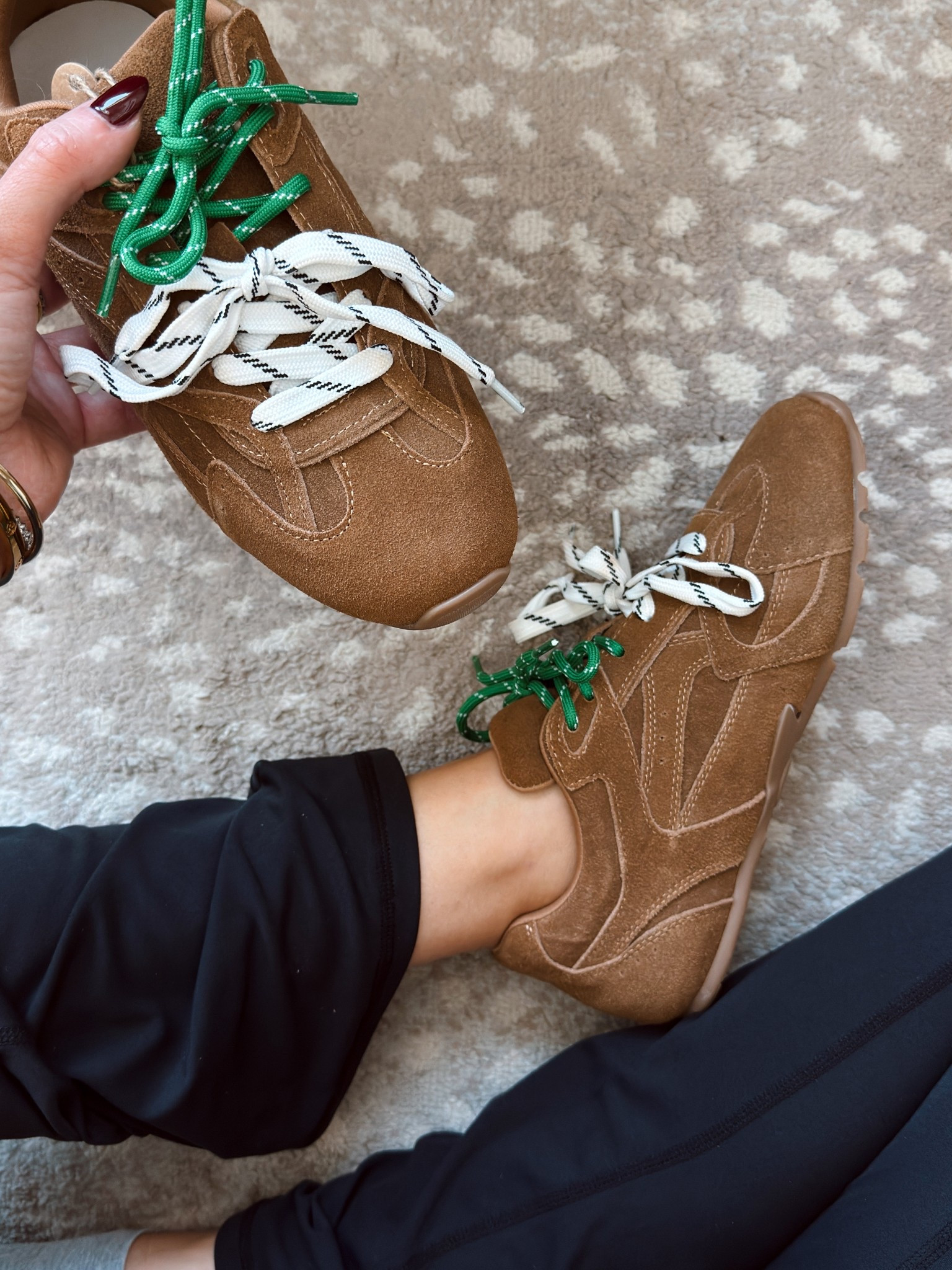 Fall sneakers from Amazon!
Fit TTS. 
MIU MIU look for less 🙃
#fallshoes 
#amazonfashion 

#LTKShoeCrush #LTKSaleAlert