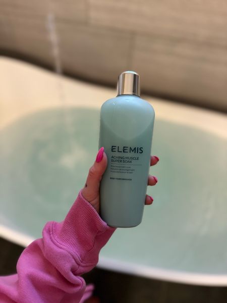 Elemis aching muscle bath soak bubble bath for soothing muscles and pains 