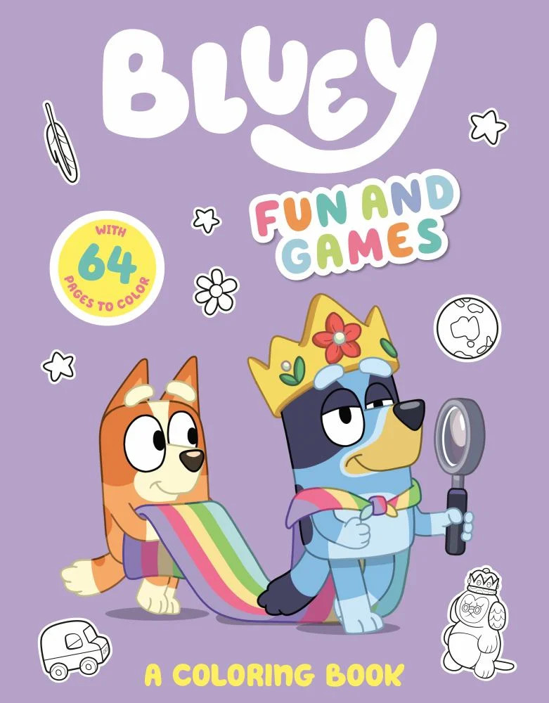 PENGUIN YOUNG READERS LIC: Bluey: Fun and Games: a Coloring Book, 64 pages (Paperback) | Walmart (US)