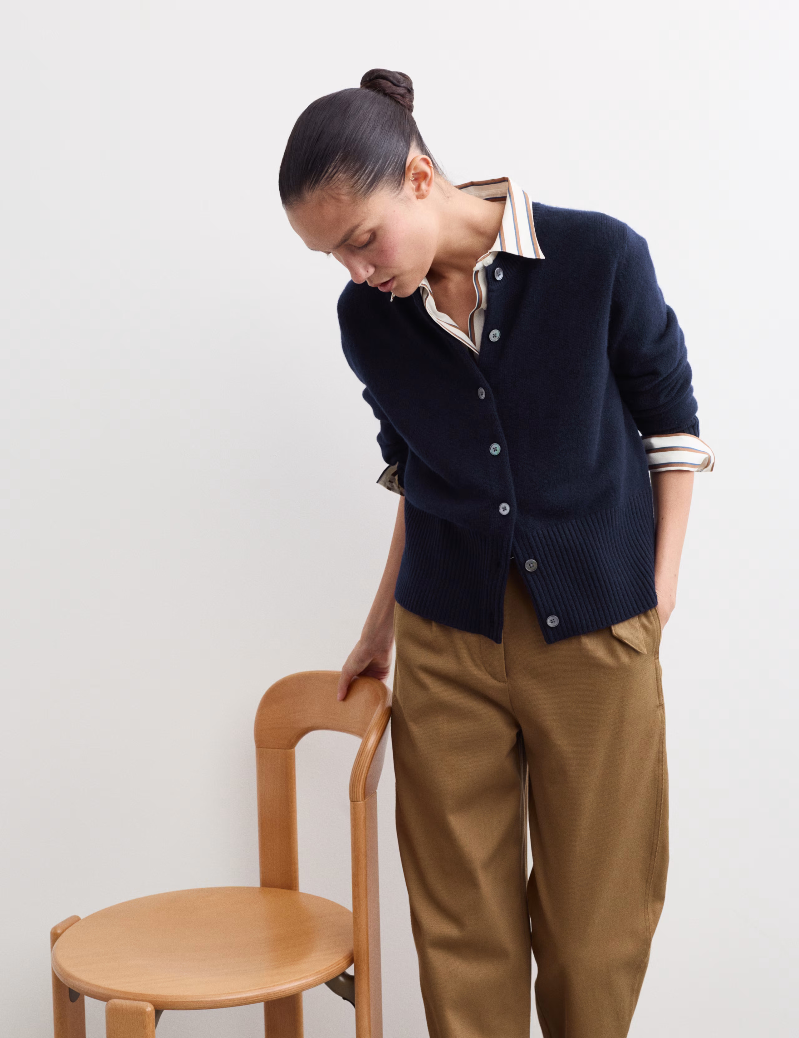 Pure Cashmere Round Neck Relaxed Cardigan | Marks & Spencer (UK)