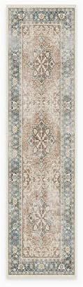 Ruggable Kamran Runner Rug - Perfect Vintage Washable Rug for Entryway Hallway Kitchen - Pet & Ch... | Amazon (US)