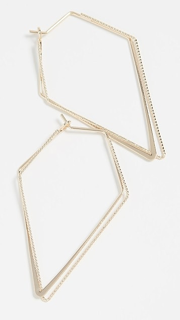 Geometric Hoops | Shopbop