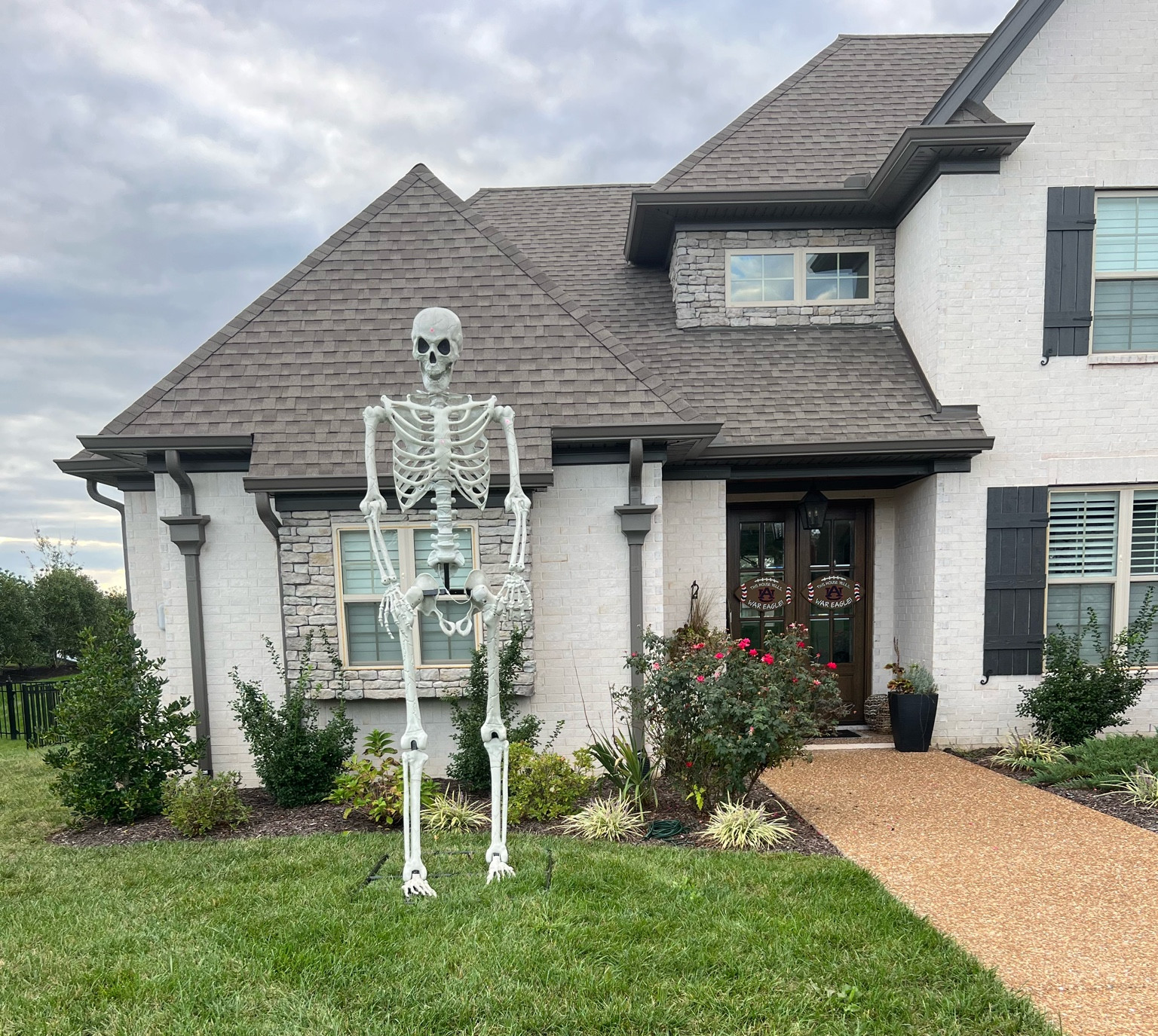 Meet Skelly! In case you’re wondering, that 12 ft skeleton at Home Depot is already sold out. This one is 10ft and looks just as spooky! Get it while supplies last! The best part? It only took 30 minutes to assemble. 

#LTKHome #LTKHalloween #LTKSeasonal
