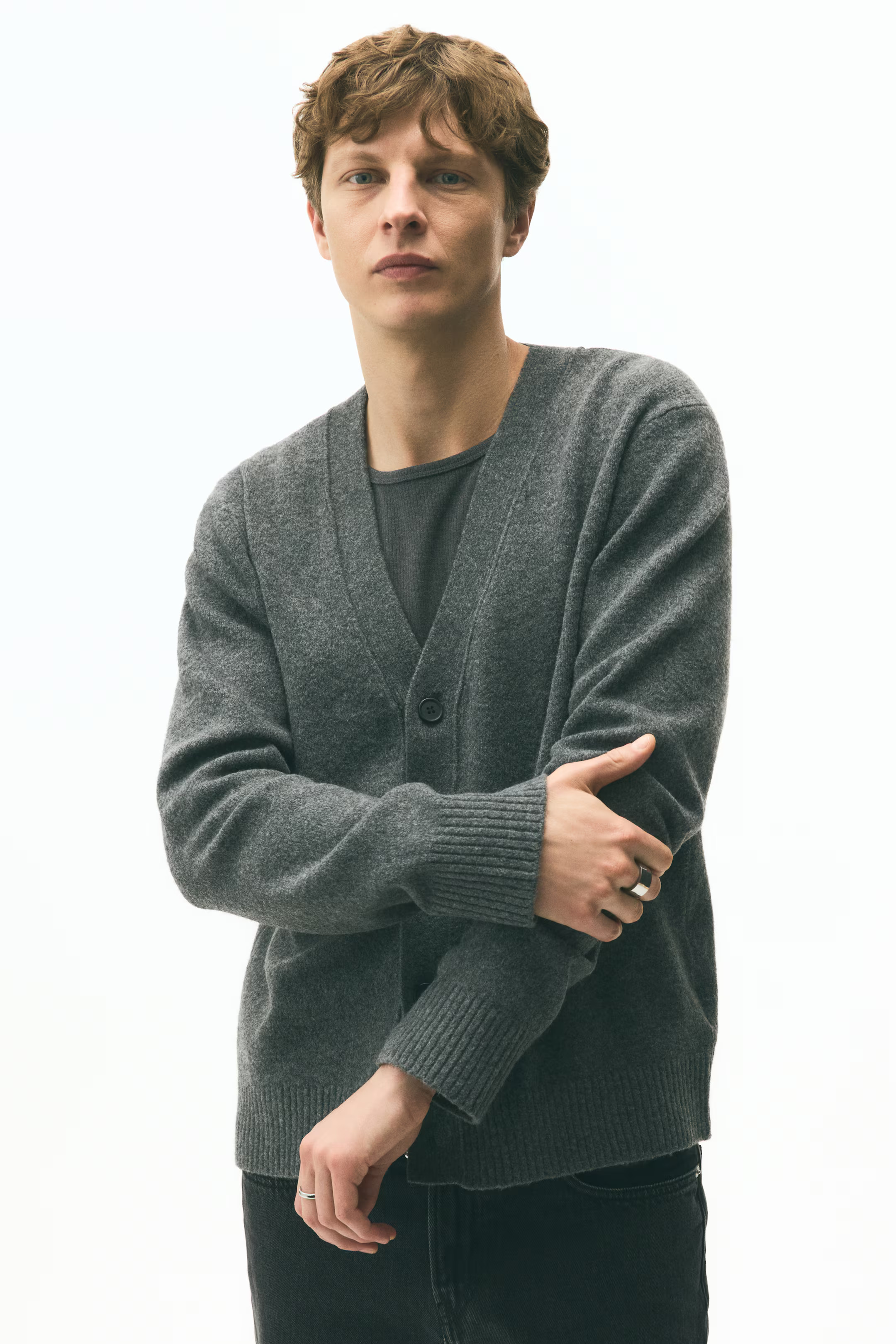 Regular-Fit Brushed Cardigan | H&M (US + CA)