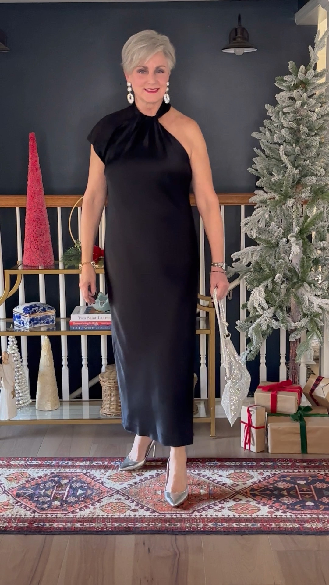 kaia silk midi dress styleatacertainage on LTK