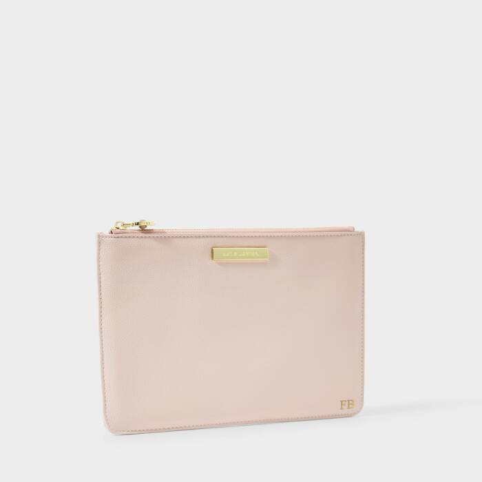 Bridal Semi-Precious Stone Pouch 'Thank You For Helping Me Tie The Knot' Rose Quartz in Pink | Katie Loxton Ltd. (UK)