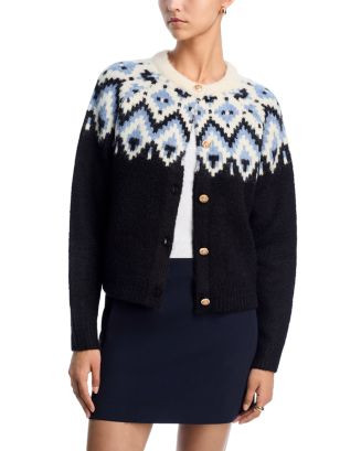 Fair Isle Crewneck Cardigan - Exclusive | Bloomingdale's (US)