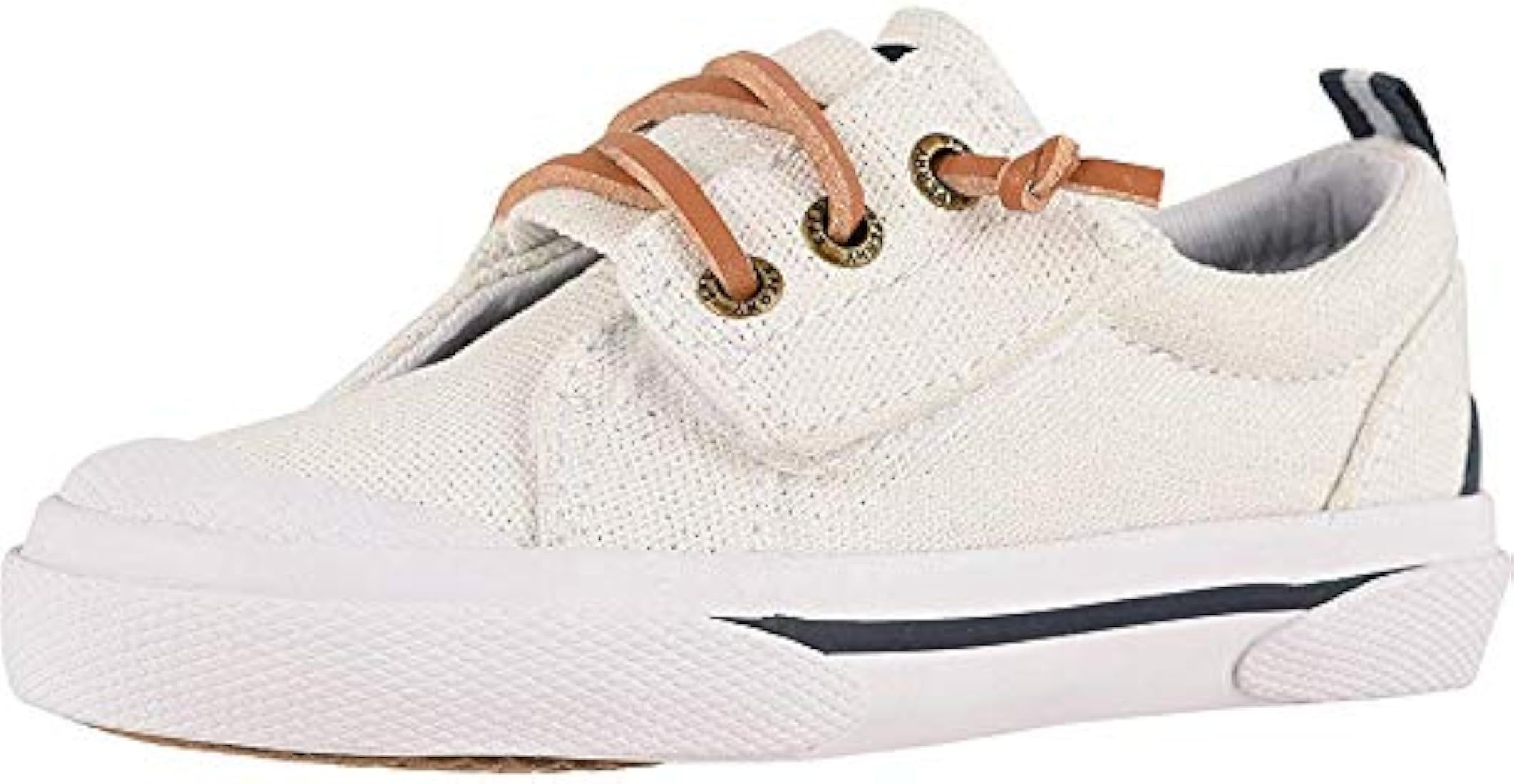 Sperry Kids Girls Pier Wave Lace Up Sneakers Shoes Casual - Pink | Amazon (US)