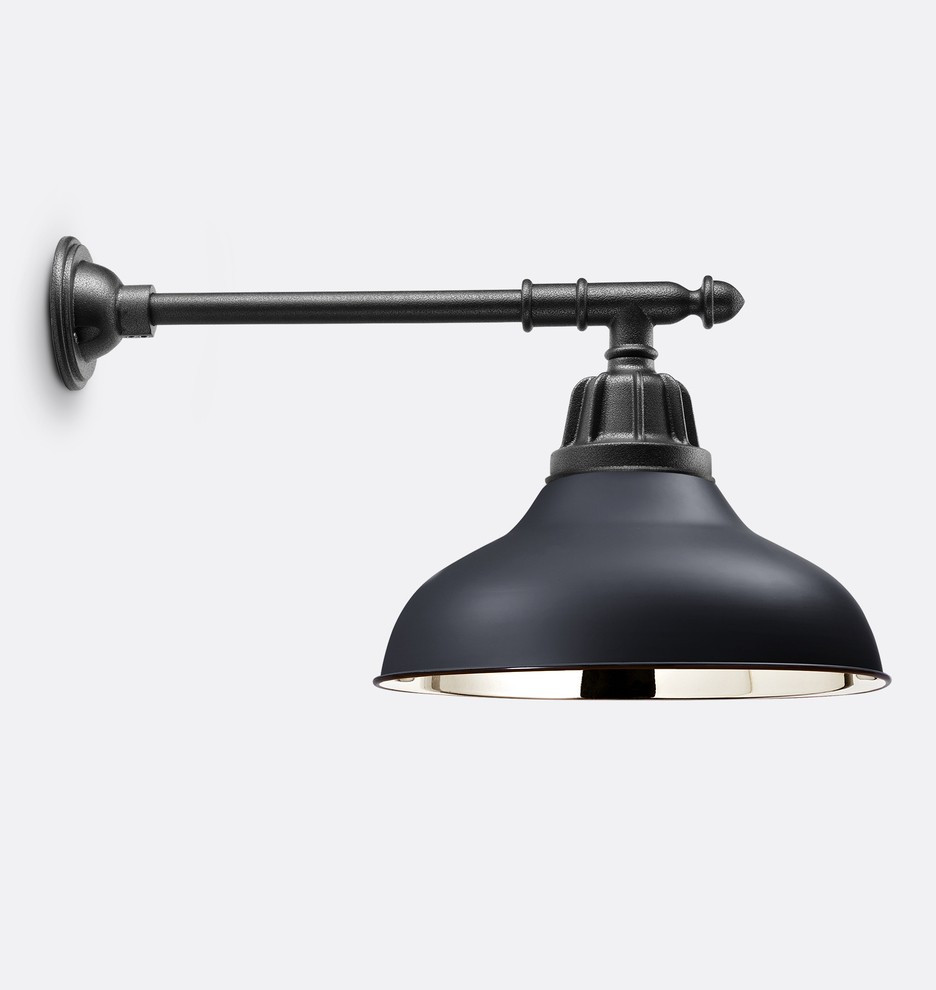 Carson Straight Arm Wall Sconce | Rejuvenation