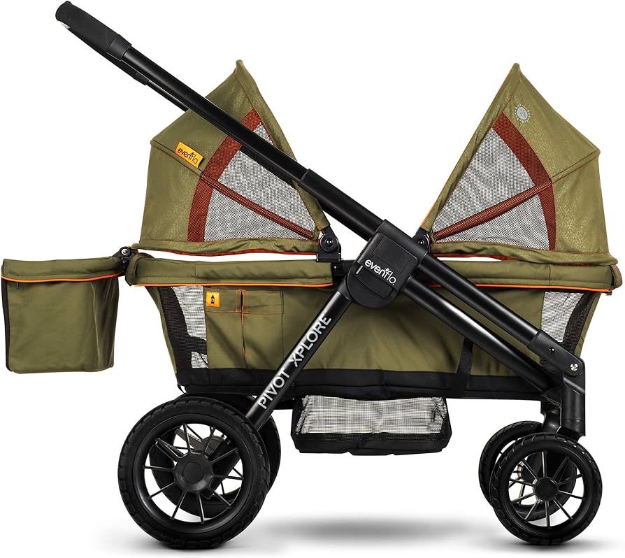 Evenflo Pivot Xplore All-Terrain Stroller Wagon (Ranger Green) | Amazon (US)