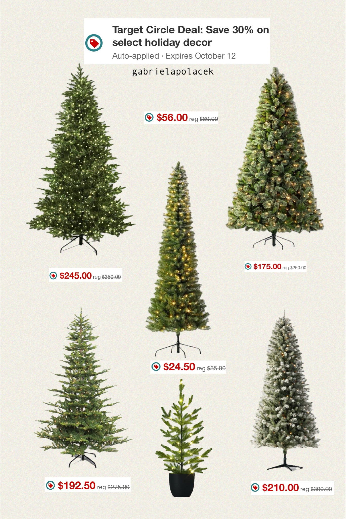 Target Circle Deal ! 30% off selected holiday decor. Pre-lit Christmas trees on sale!! 

#LTKSaleAlert #LTKxTarget #LTKSeasonal