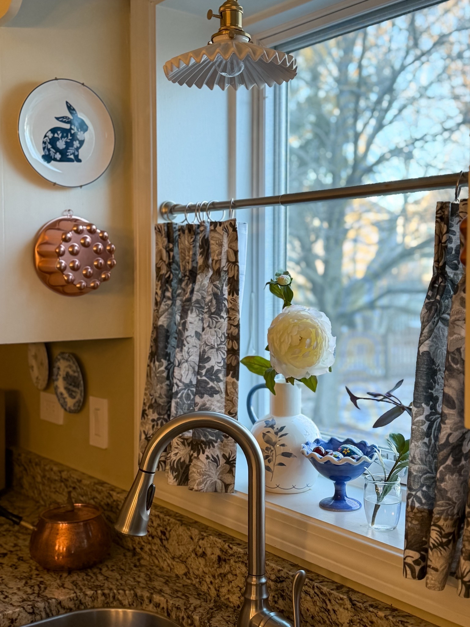 Cozy early Spring and Easter touches to the kitchen sink and window area! Kitchen decor ideas, cozy cottage inspired decor. 

#LTKdayinmylife #LTKHome #LTKSaleAlert