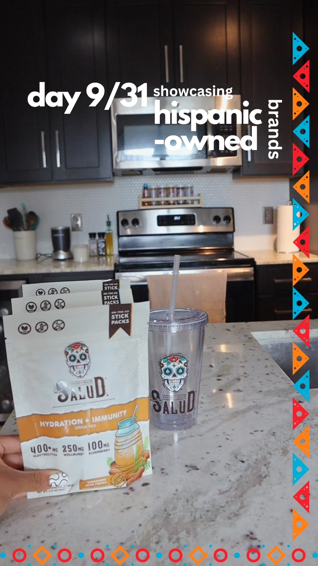 Day 9/31 of #hispanicowned brands is @tastesalud 💦🥝
