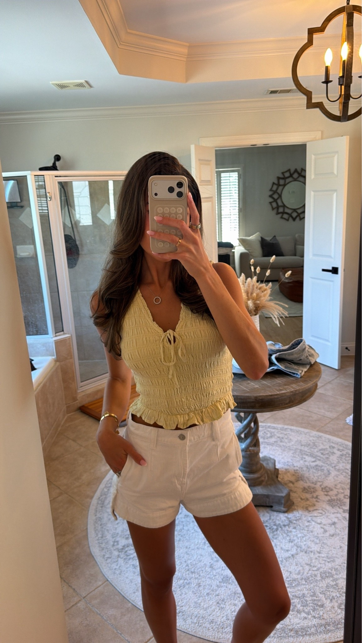 Size XS top. Size 26 shorts

#LTKootd