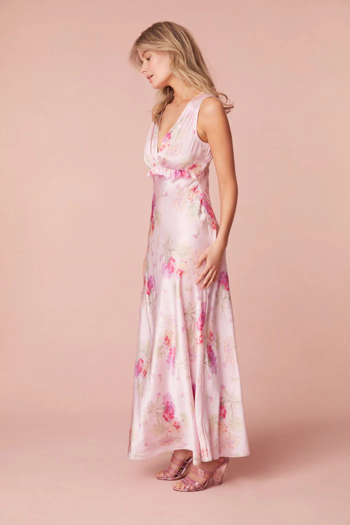 Suniva Silk Charmeuse Slip Dress | LoveShackFancy