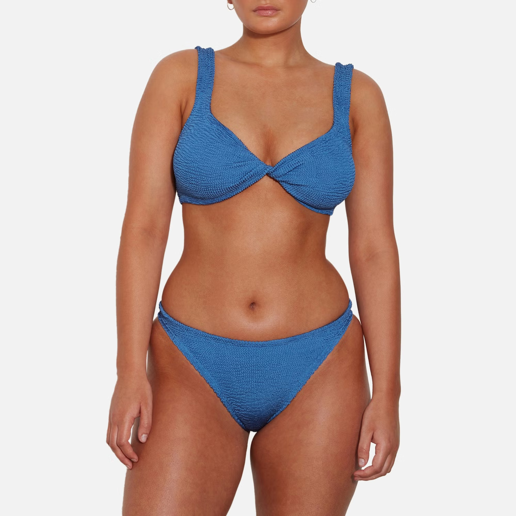 Hunza G Juno Seersucker Bikini | Coggles | Coggles (Global)